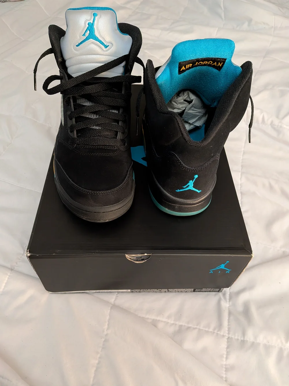 Jordan 5 Retro Aqua.